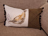 Pair of Red Grouse Cushions