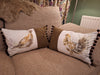 Pair of Red Grouse Cushions