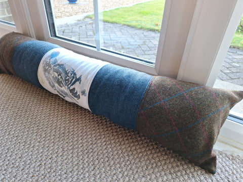 Draught Excluder- Black Grouse Patchwork