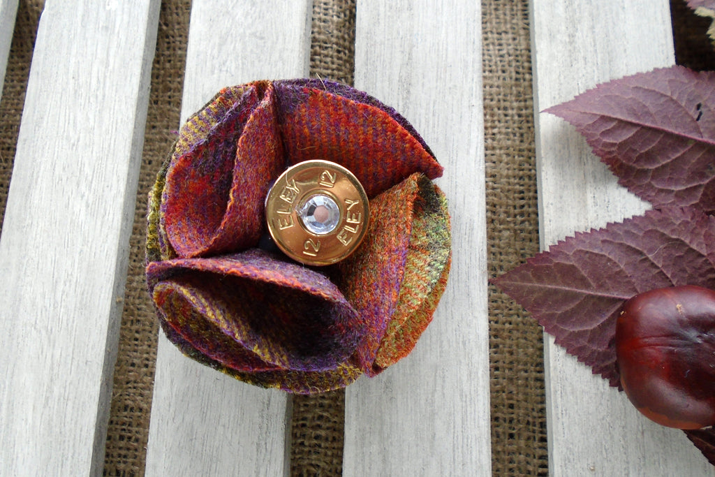 Sporting Tweed Brooch - FruitSalad