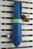 Sporting Tweed Ties- Navy Herringbone