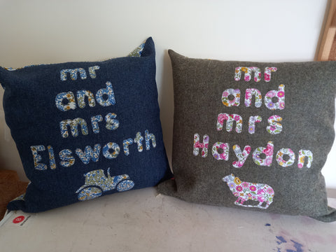 Make A Bespoke Tweed Cushion or Draught Excluder