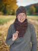 Classic Tweed Snood - Conker