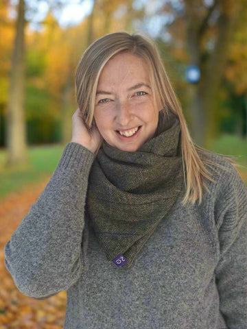 Classic Tweed Snood - Deep in the Forest