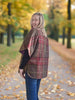 Ainderby Oversized Tweed Top - Rosehip/hazelnut