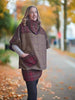Classic Tweed Snood - Rosehip