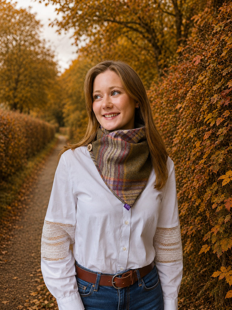 Classic Tweed Snood - Autumn Hedgerow