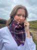 Classic Tweed Snood - Autumn Mulberry