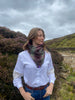 Classic Tweed Snood - Heather Moor