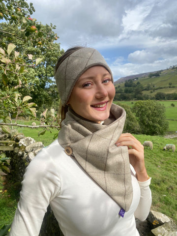 Classic Tweed Snood - Autumn Oat