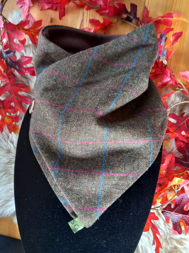 Classic Tweed Snood - Walnut Whip