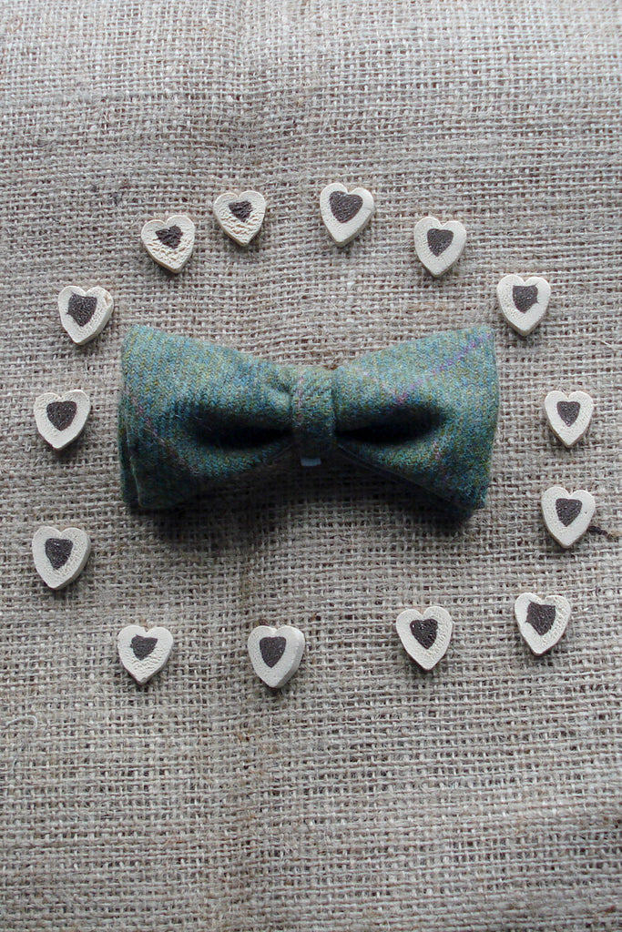 Doggy Bows- Lovat and Pink
