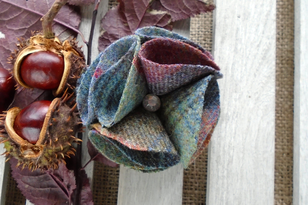 Tweed Brooch/clip - Mole