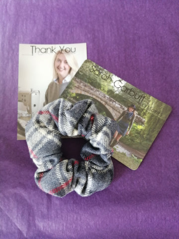 Scrunchie- Blue Check