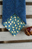 Sporting Tweed Ties- Navy Herringbone