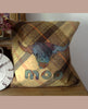 Highland Moo Cow Tweed Cushion- Toffee Apple