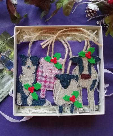 Tweed Christmas Collection of Farmyard Animals
