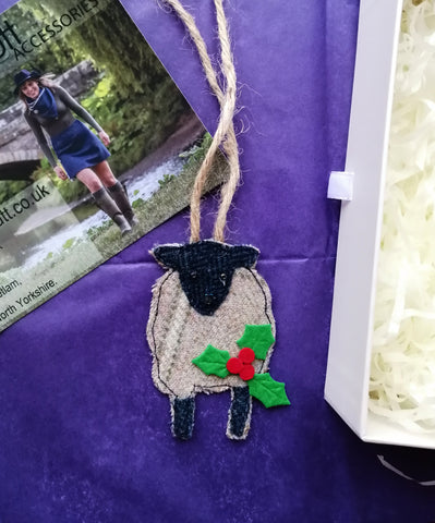Tweed Christmas Sheep