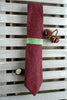 Sporting Tweed Ties-  Red Herringbone
